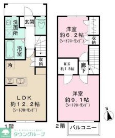 パークガーデンテラス オハナの物件間取画像